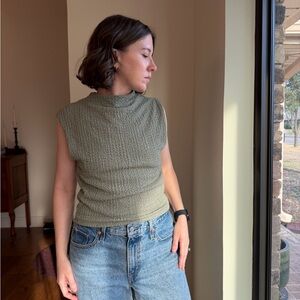 Abercrombie & Fitch Green Top